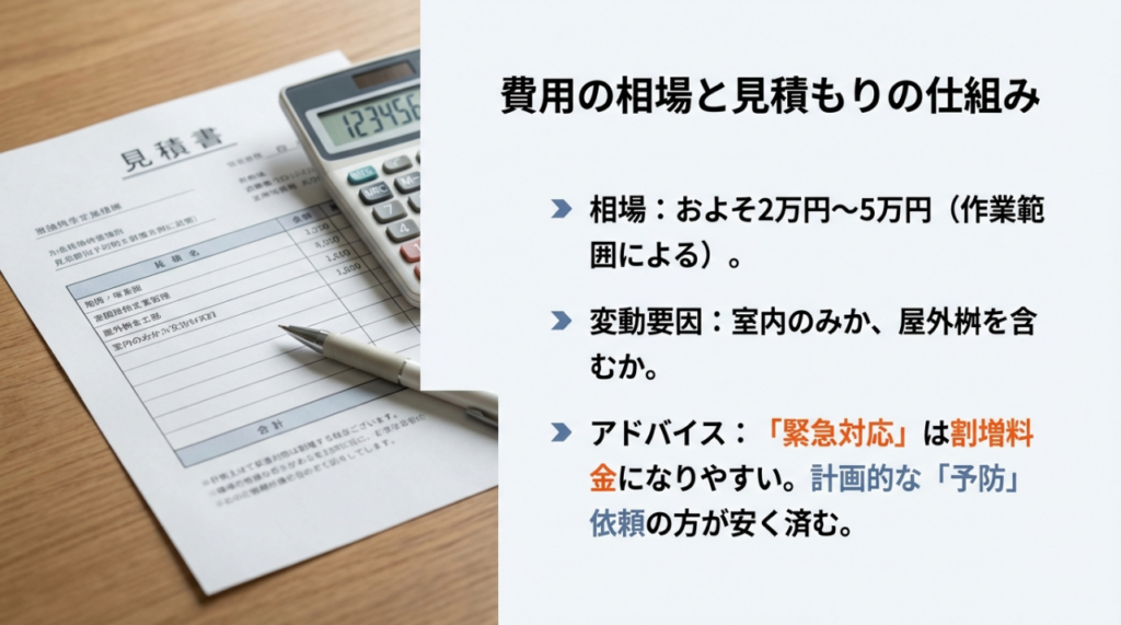 戸建ての排水管洗浄の費用と相場