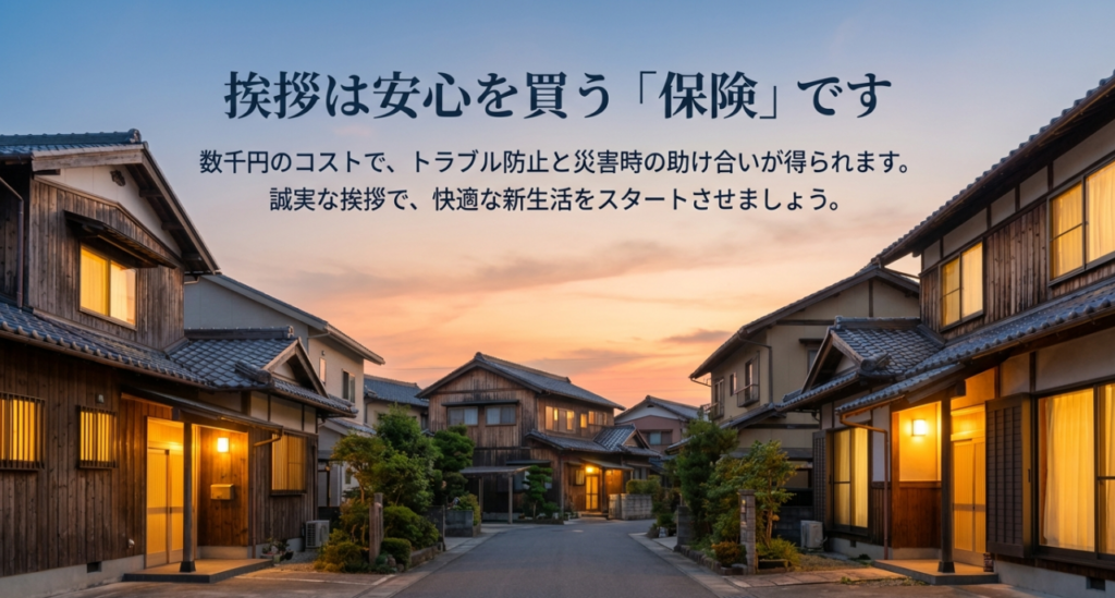 一軒家の引っ越し挨拶と粗品選びの重要性