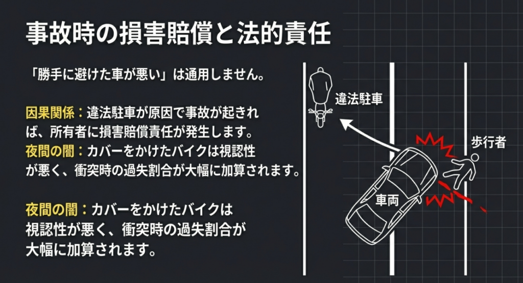 事故時の損害賠償と法的責任を解説