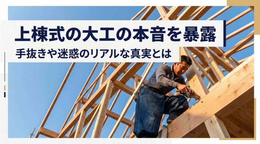上棟式の大工の本音