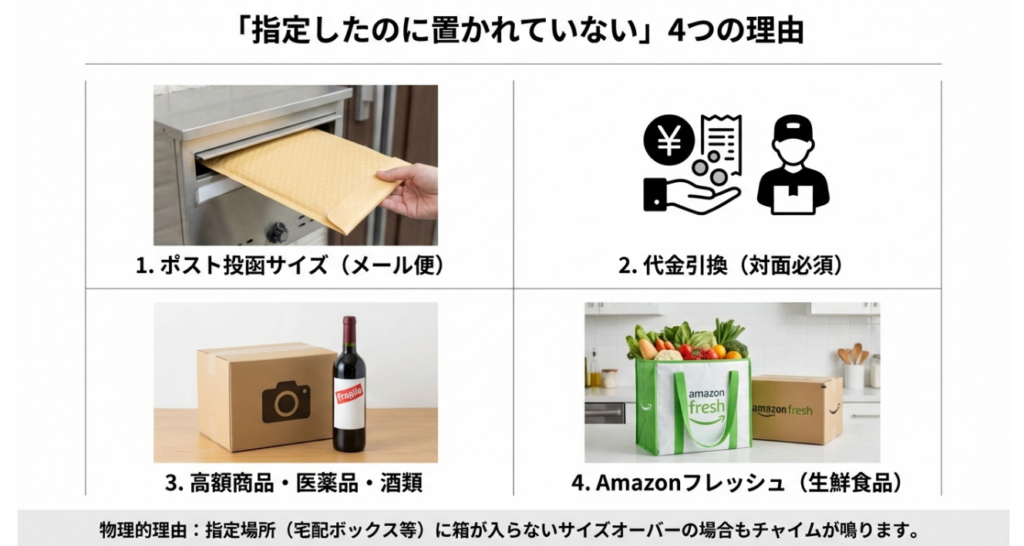 置き配ができない時の理由と対処法