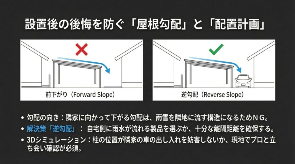 設置後に後悔しないための配置計画とリスク