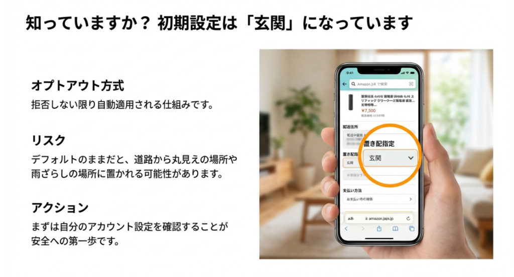 デフォルト設定の確認と変更方法