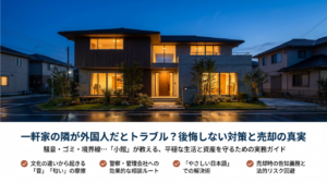 隣の一軒家は外国人