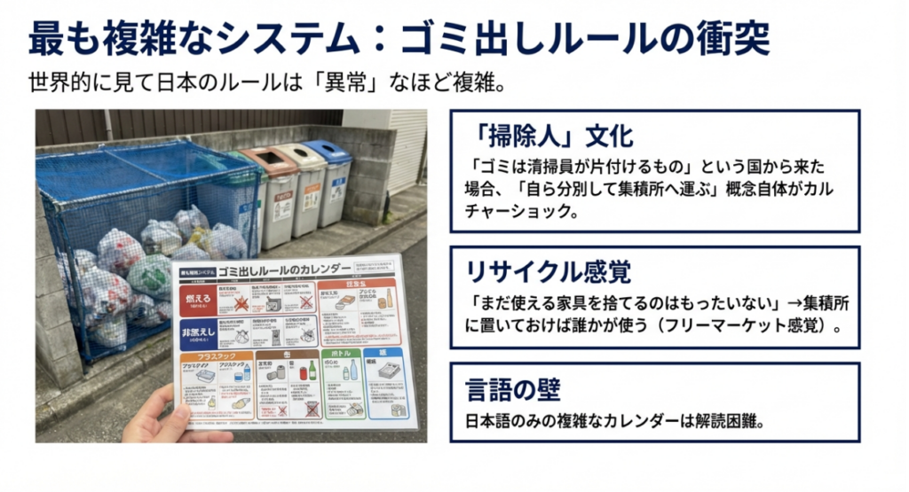 ゴミ出しのマナーと認識の違い