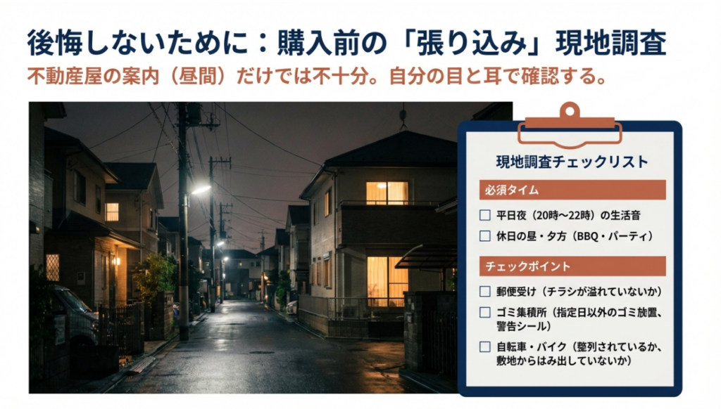 新築購入前にすべき現地調査