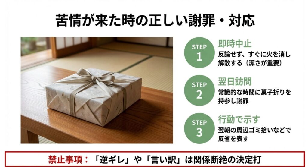 苦情が来た時の正しい謝罪と対応手順