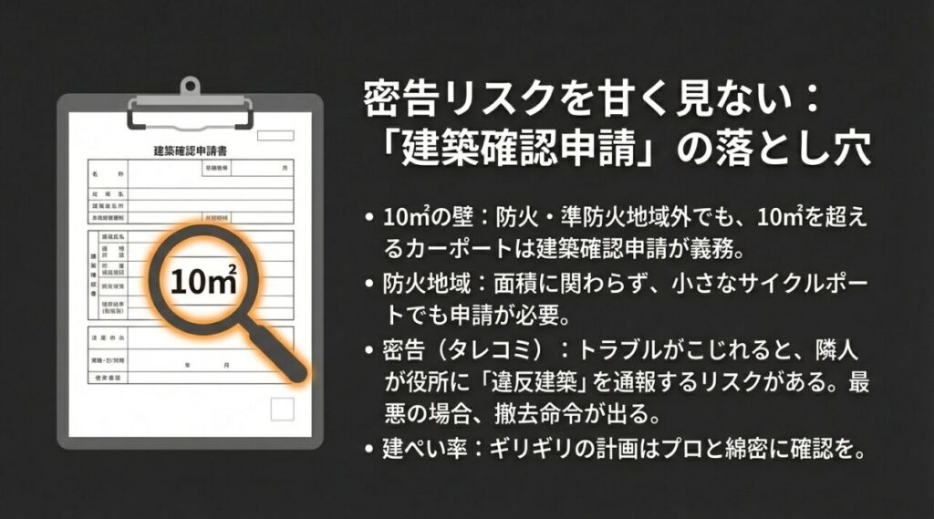 建築基準法違反にならないための確認申請
