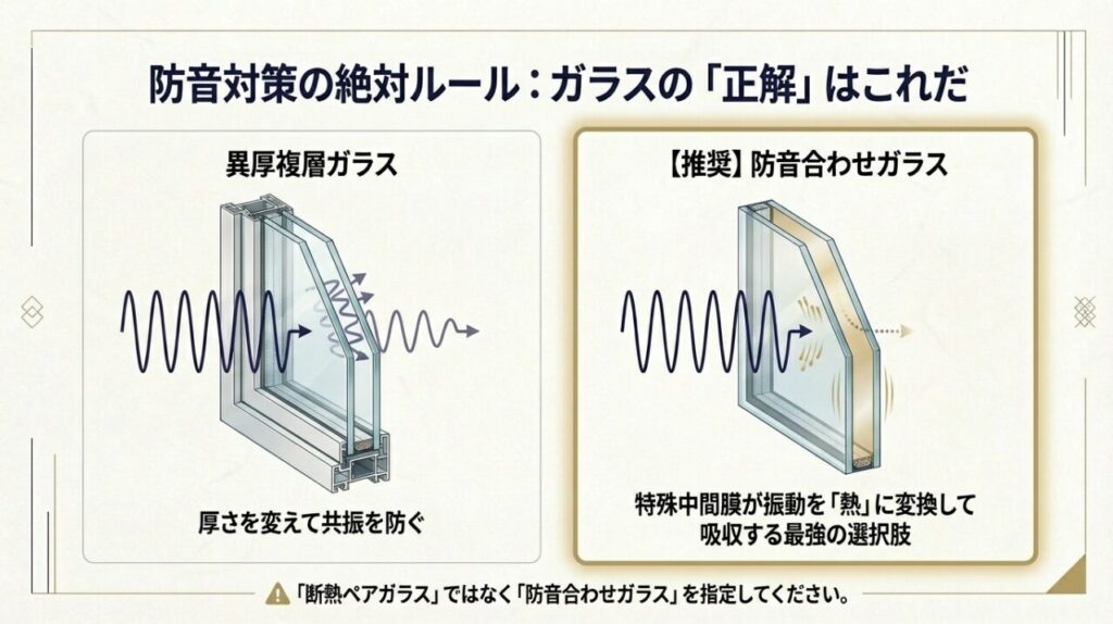 防音対策に有効なガラスの正解