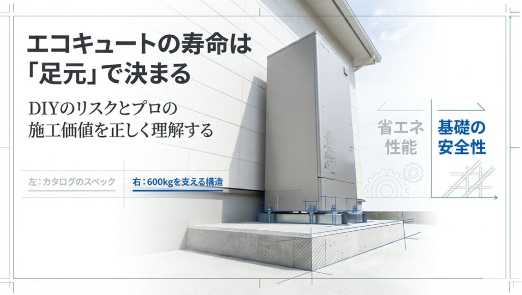 エコキュートの基礎の作り方