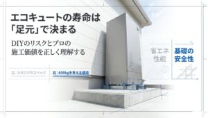 エコキュートの基礎の作り方