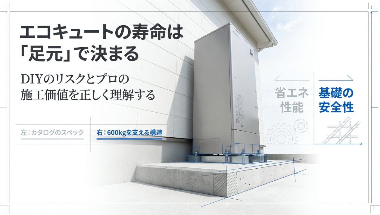 エコキュートの基礎の作り方