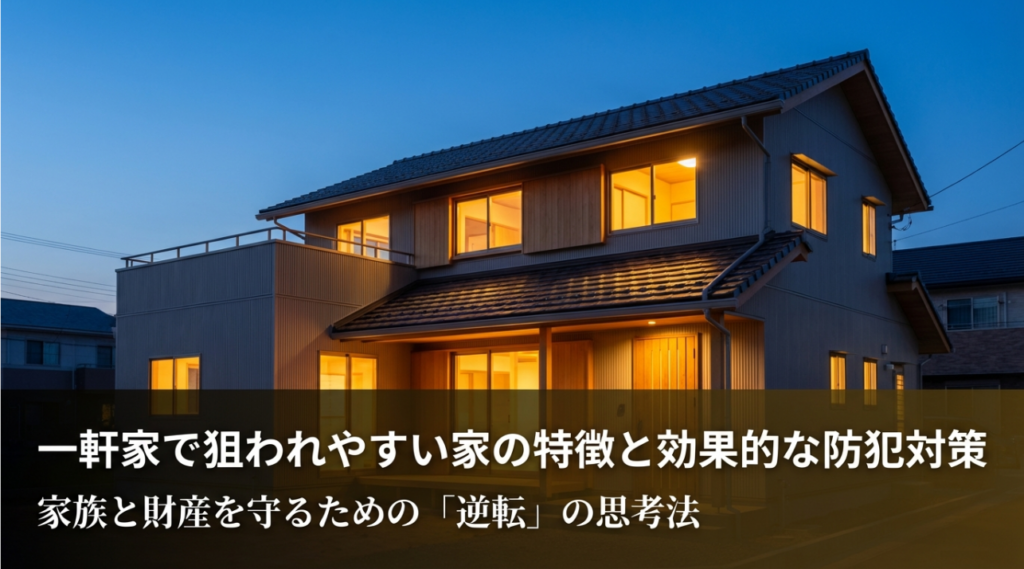 一軒家で狙われやすい家