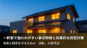 一軒家で狙われやすい家