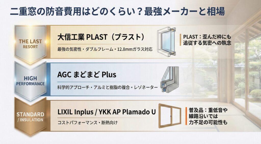 二重窓リフォームの費用相場と工事費の目安